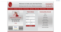 Desktop Screenshot of cathyandjohn.com